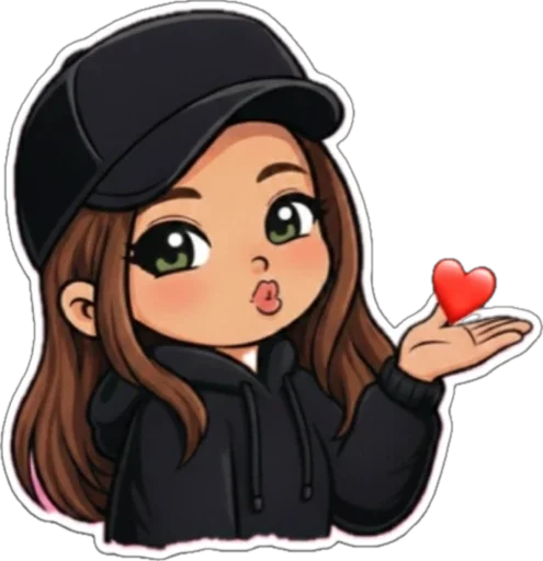 Girl Sticker